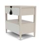 Shannon Hills Laguna 2 Drawer Nightstand in Drift with USB Ports, , large