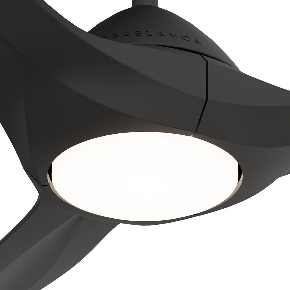 Hunter Surea 56&quot; Outdoor Ceiling Fan in Matte Black, , large
