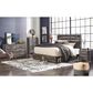 Ashley Drystan King Storage Bed with 4 Drawers in Brown Rustic, , large