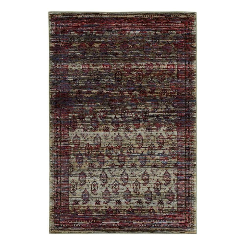 Oriental Weavers Andorra 7122D 6'7" x 9'6" Multi Area Rug, , large