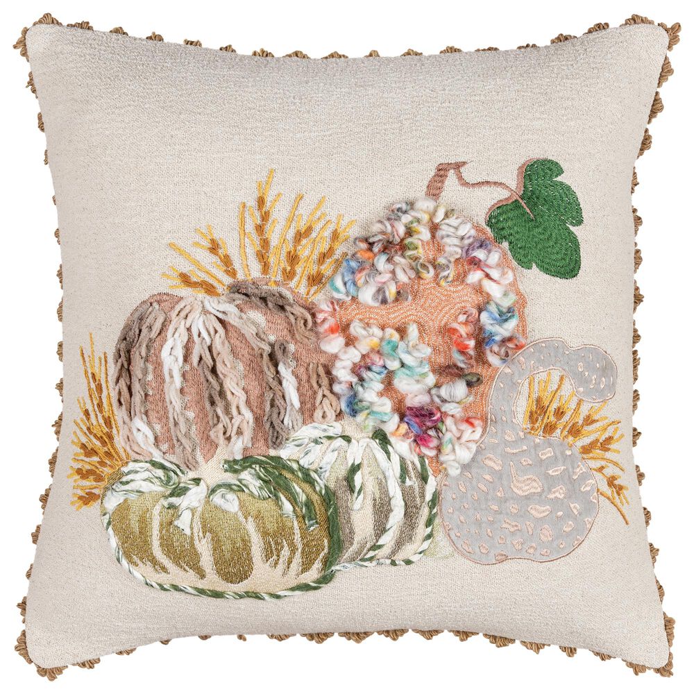 Rizzy Home Floral 20" Pillow in Multicolor, , large