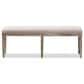 Baxton Studio Clairette Bench in Neutral Beige, , large