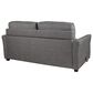 Primo International Drake Sofa Bed in Linen Dark Gray, , large
