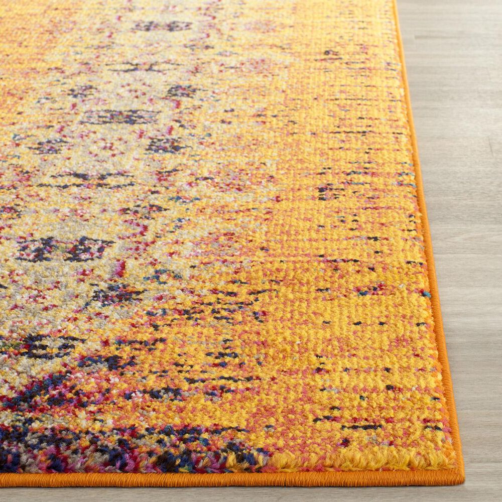 Safavieh Monaco MNC209H-5 5&#39;1&quot; x 7&#39;7&quot; Orange/Multi Area Rug, , large