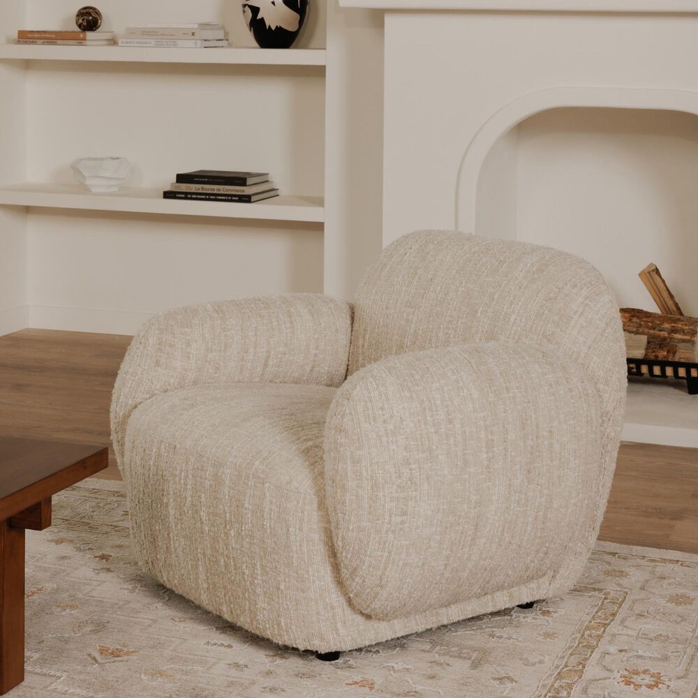 CityLine Hazel Lounge Chair in Off White, , large