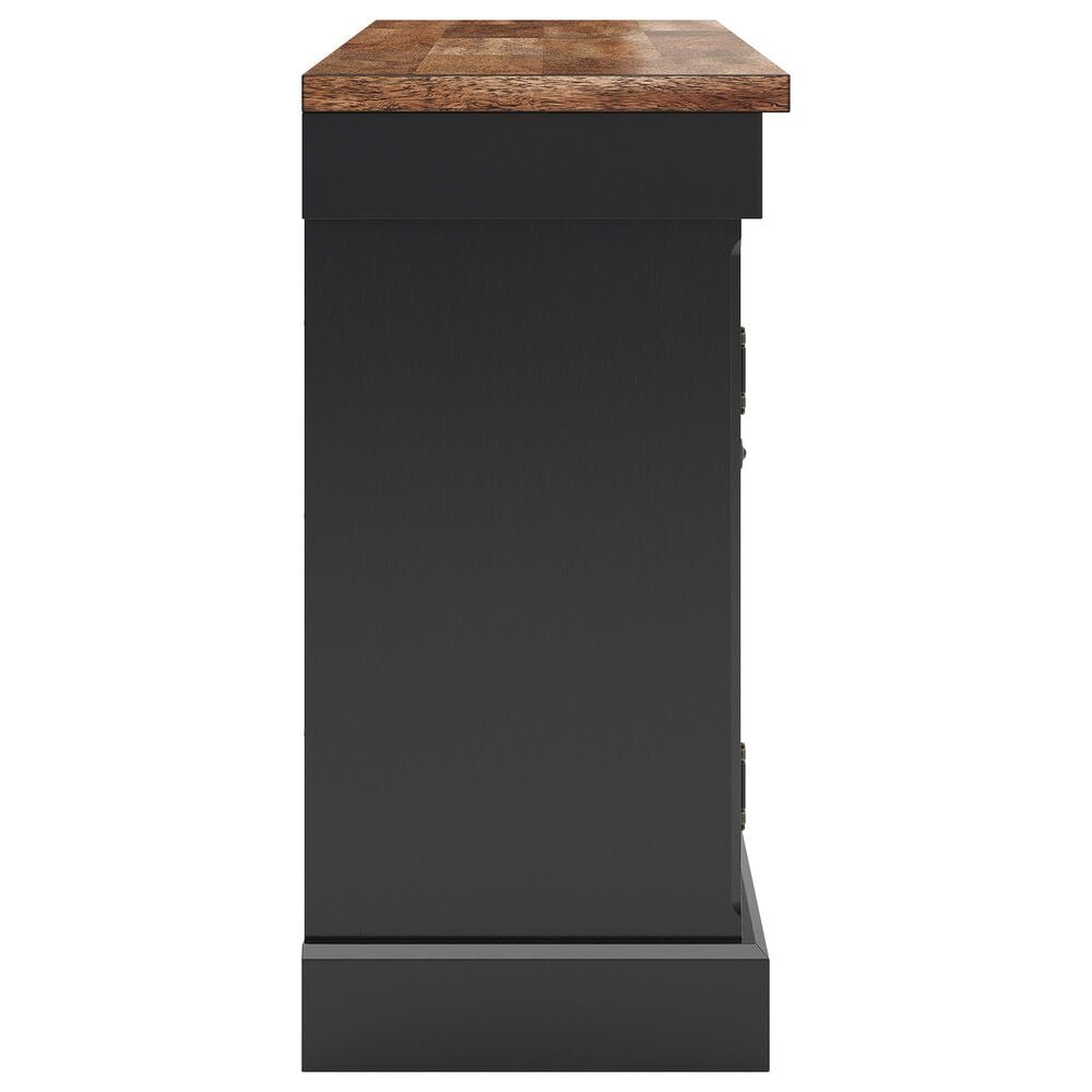 Ashley Wildenauer Dining Room Buffet in Warm Satin Black and Brown, , large