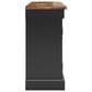 Ashley Wildenauer Dining Room Buffet in Warm Satin Black and Brown, , large