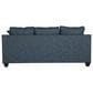 J Cooper USA Galaxy Stationary Sofa and Loveseat Set in Azure and Galaxy Blue, , large