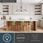 Vaxcel Monrovia 3-Light Linear Chandelier in Oil Rubbed Bronze, , large