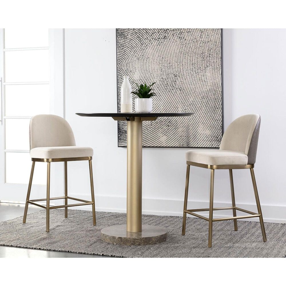 37B Lavania Counter Stool in Antique Brass, , large