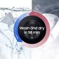 SAMSUNG Bespoke 5.3 Cu. Ft. Front Load Washer and 7.6 Cu. Ft. Front Load Gas Dryer in Dark Steel, , large