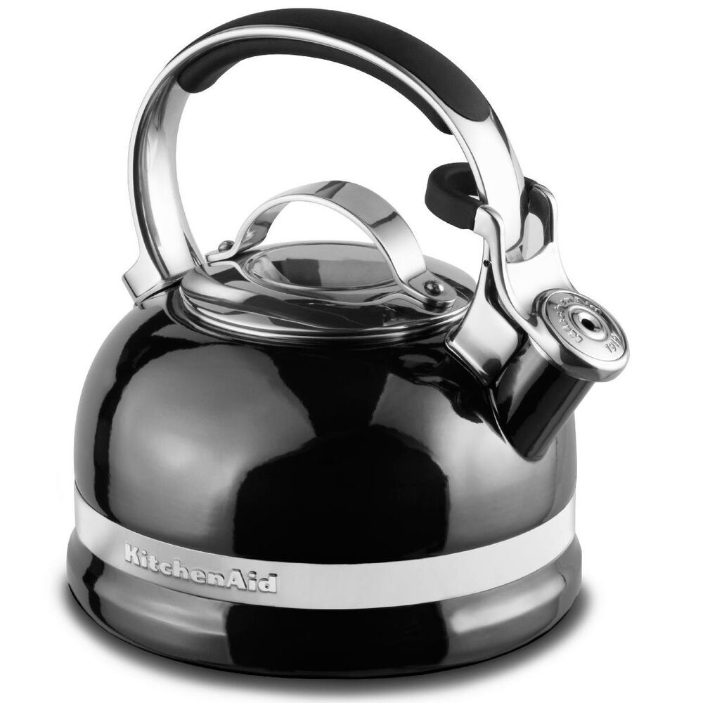 KitchenAid 1.9 L Kettle with C Handle and Trim Band in Pearl Metallic, , large