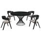 Blue River Cirque and Jackie 5-Piece Round Dining Set in Black, , large