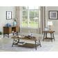 Golden Wave Furniture Chandler End Table in Pine Brown and Steel Gray, , large