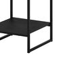 HOMLUX 2-Tier End Table in Americano and Black, , large