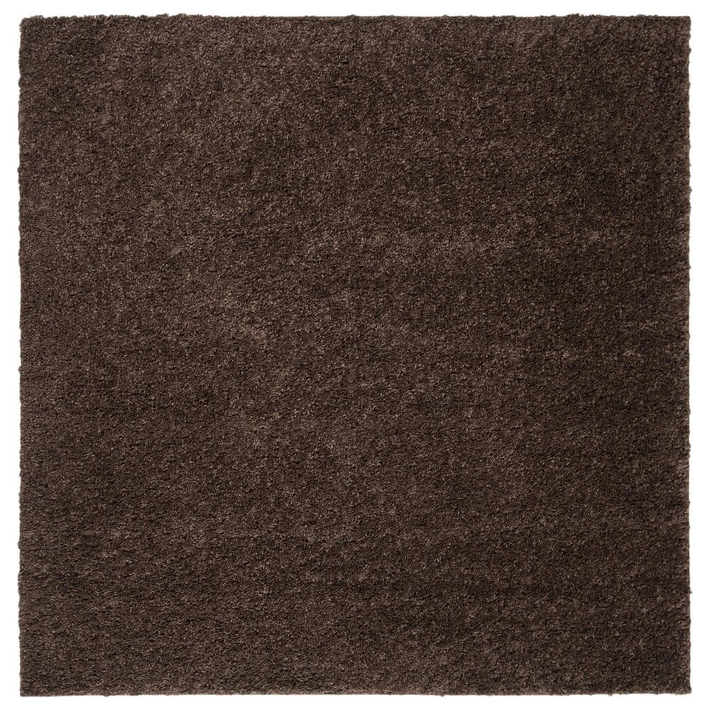 Safavieh August Shag 9" Square Brown Area Rug, , large