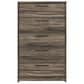 Ashley Elbrim 5-Piece King Bedroom Set in Brown with LED and USB Ports, , large