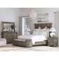 Mayberry Hill Kings Court 4 Piece King Storage Bedroom Set in Grey, , large