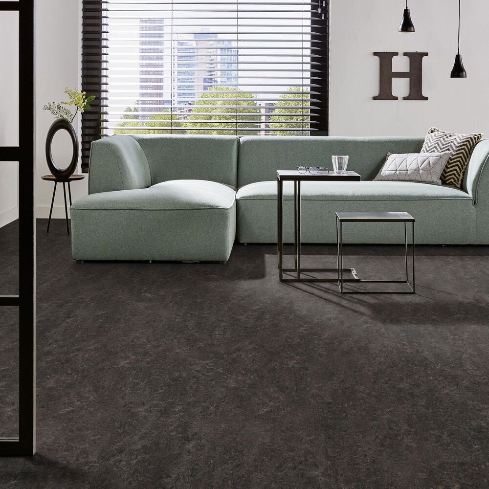 Forbo Marmoleum Cinch Loc Seal 12&quot; x 36&quot; Laminate Tile in Dark Bistre, , large