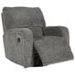 Ashley Wittlich Manual Swivel Glider Recliner in Slate, , large