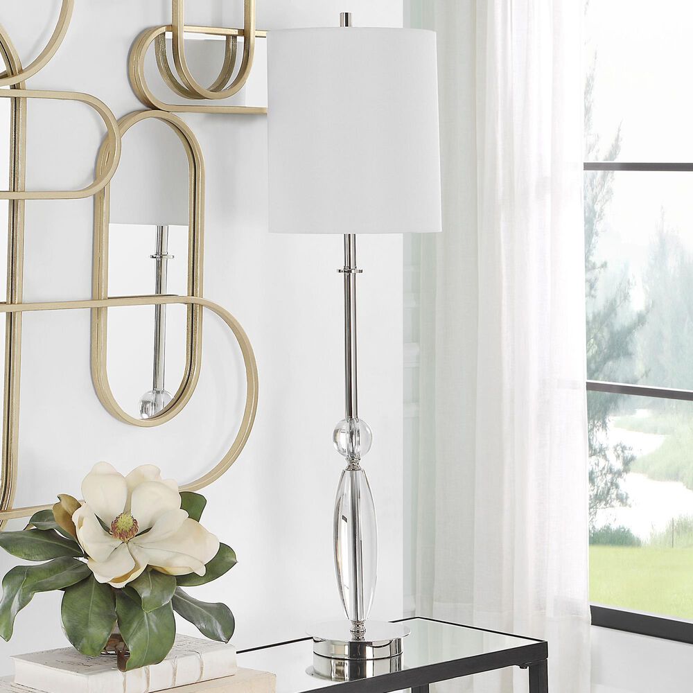 Uttermost Sceptre Buffet Lamp in Polished Nickel, , large