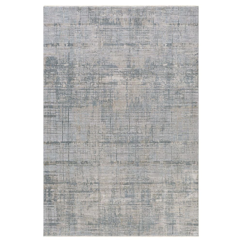Surya Brunswick 5" x 7"5" Dusty Sage, Taupe, Light Gray, White, Pale Blue, Olive, Teal and Light Sage Area Rug, , large