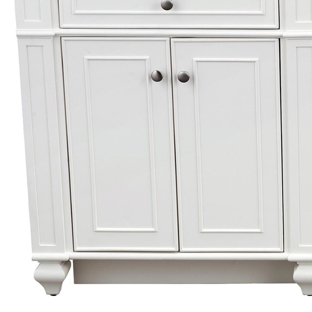 James Martin Bristol 72" Double Bathroom Vanity Cabinet in Bright White, , large