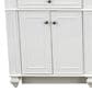 James Martin Bristol 72" Double Bathroom Vanity Cabinet in Bright White, , large