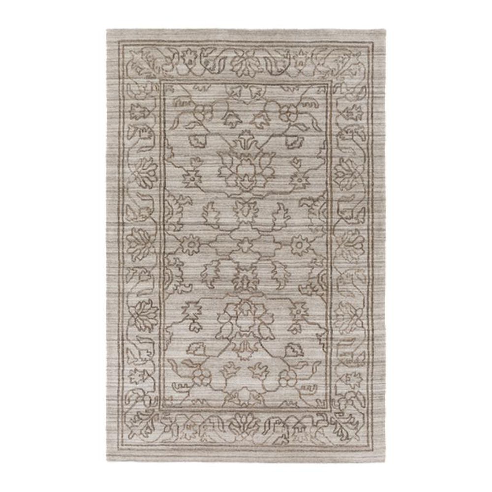 Surya Hightower HTW-3003 4" x 6" Gray, Camel and Brown Area Rug, , large