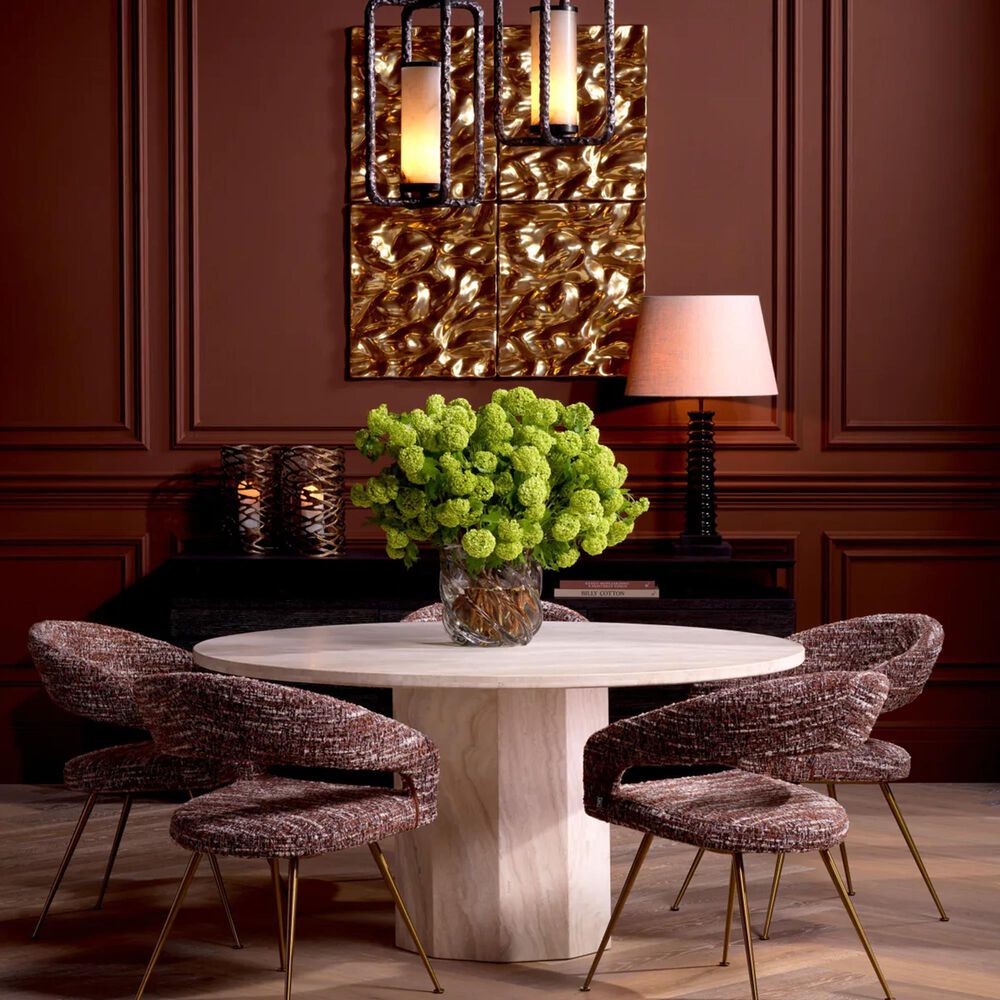 EICHHOLTZ Florence Pedestal Dining Table, , large