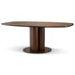 Eichholtz Westwood Pedestal Dining Table in Okoume - Table Only, , large
