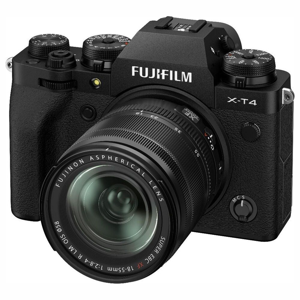 Fujifilm X-T4 Mirrorless Digital Camera with XF18-55mm F2.8-4 R LM OIS Lens in Black, , large