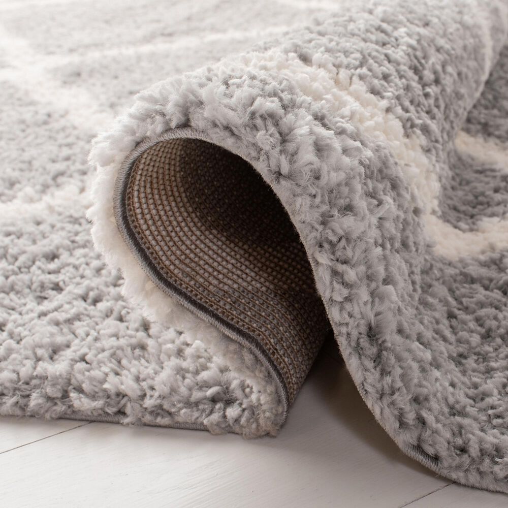 Safavieh Parma Shag PMA521G 8&#39; x 10&#39; Grey and Cream Area Rug, , large
