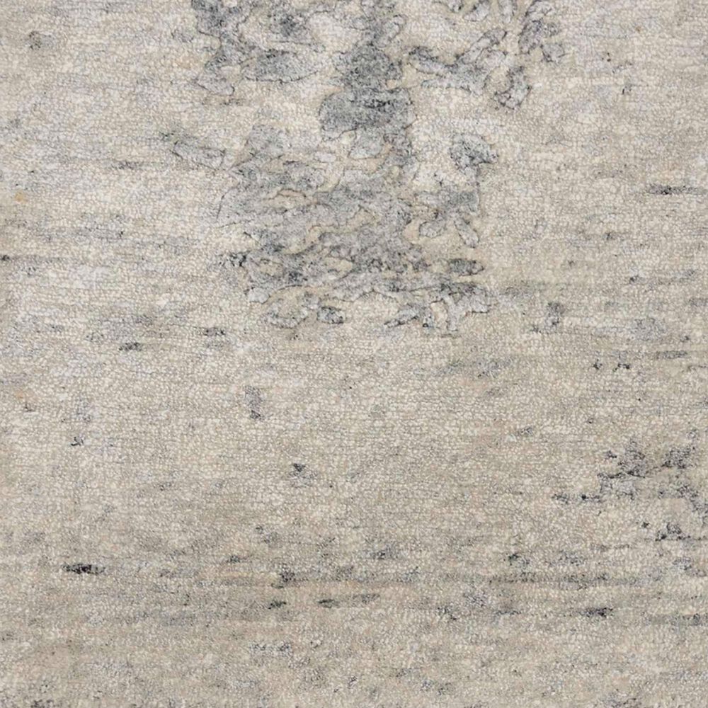 Nourison Silk Shadows 2&#39; x 3&#39; Ivory and Silver Area Rug, , large