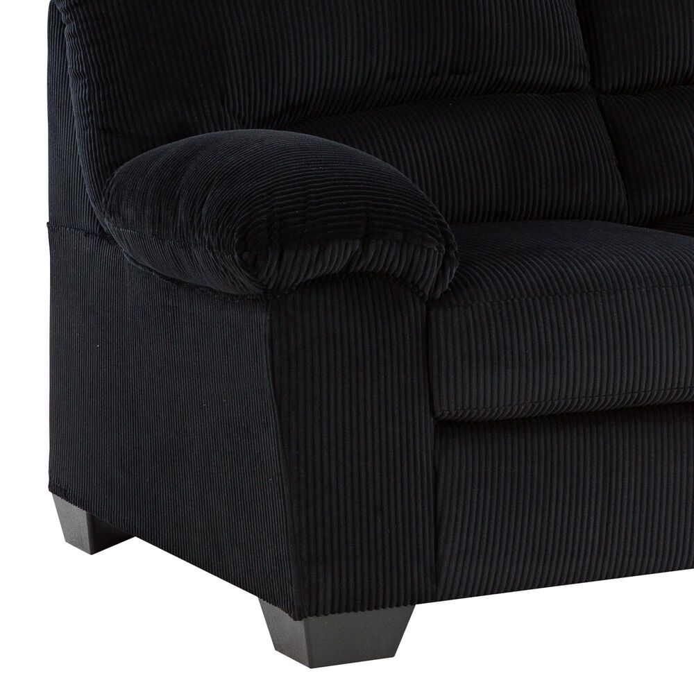 Ashley SimpleJoy, Deanlee and Aniela 7-Piece Living Room Set in Onyx, , large