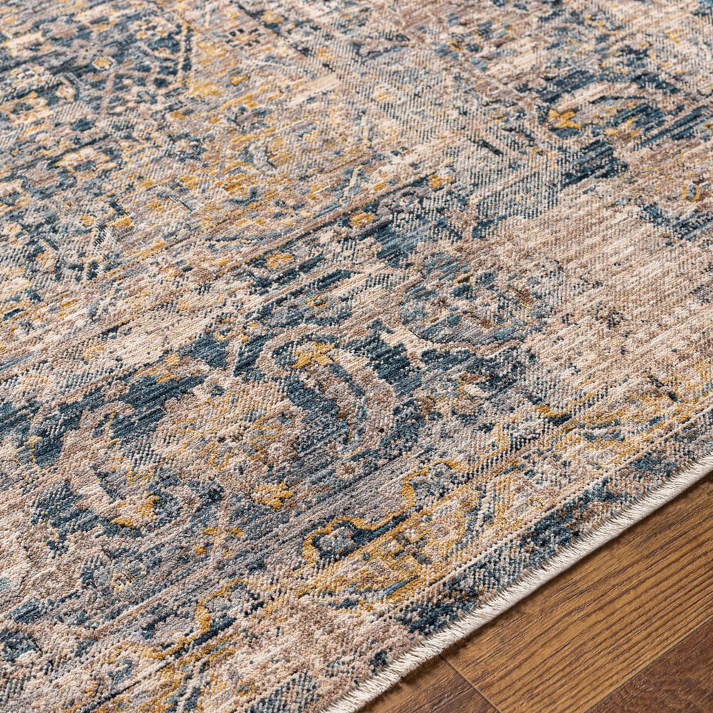 Surya Aspendos 10&#39; x 13&#39;11&quot; Black, Charcoal, Cream, Dark Blue, Denim, Gray, Light Beige, Mustard, Taupe and Wheat Area Rug, , large