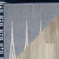 Safavieh Evoke EVK226A-9 9" x 12" Royal/Ivory Area Rug, , large