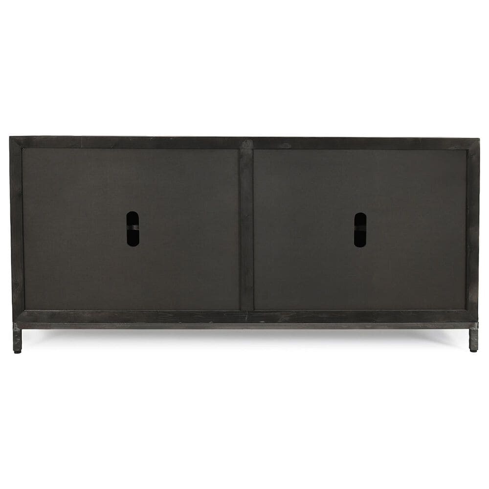 Classic Home Lisbon 4-Door Sideboard in Black, , large