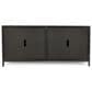 Classic Home Lisbon 4-Door Sideboard in Black, , large