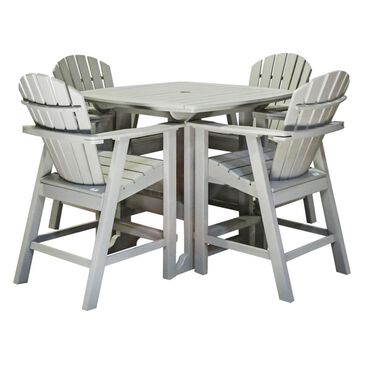 Firefly Portsmouth 5-Piece Pub Set in Gray, , large