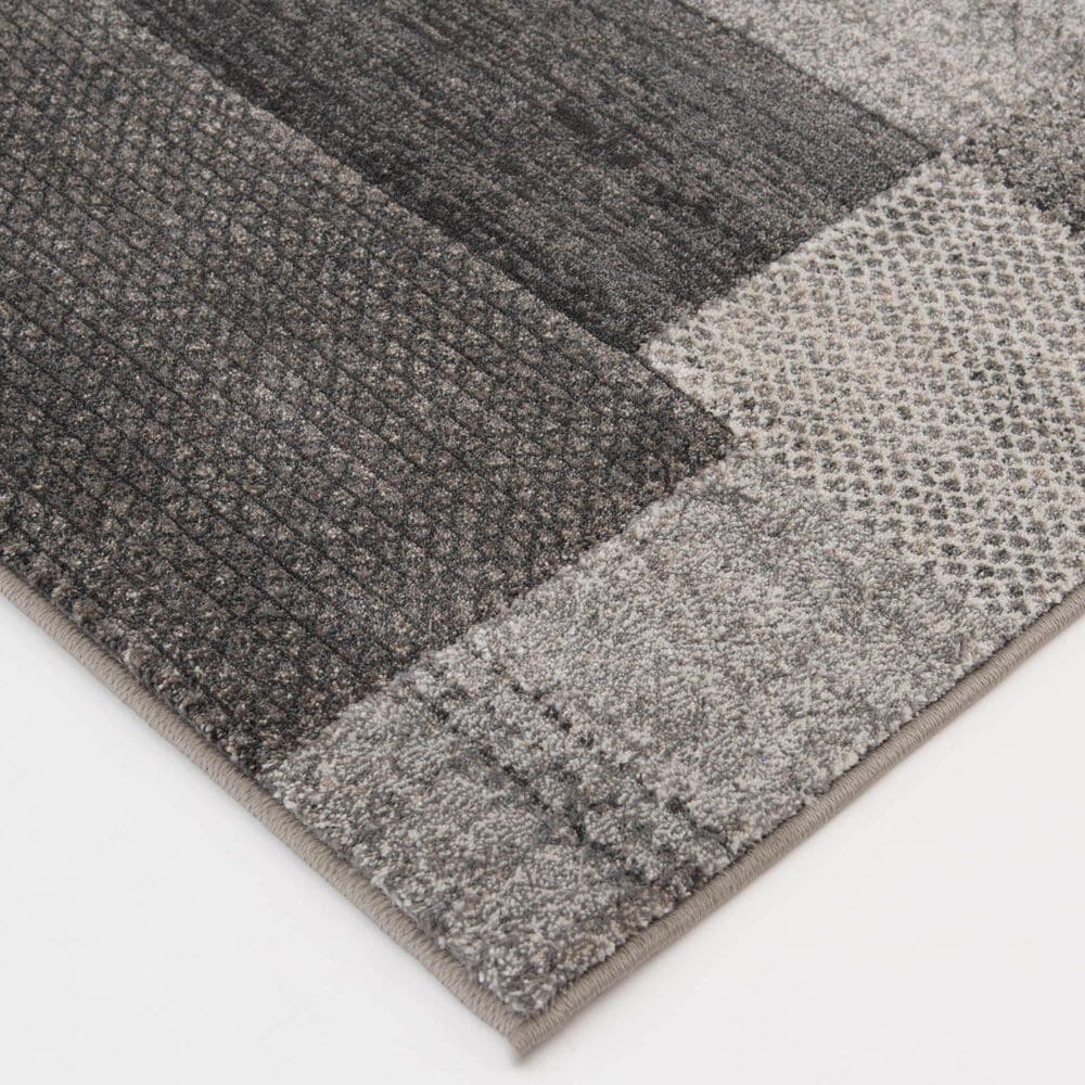 Central Oriental Adore Hanford 7&#39;10&quot; x 9&#39;10&quot; Grey and White Area Rug, , large