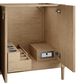 James Martin Kinnsden 72" Double Bathroom Vanity in Weathered Oak with 3 cm Victorian Silver Silestone Top and Rectangular Sinks, , large