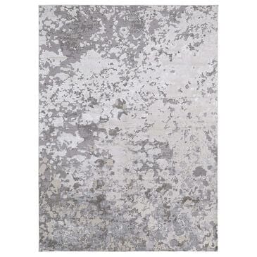 Feizy Rugs Micah 6"7" x 9"6" Silver and Gray Area Rug, , large