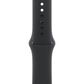 Apple Watch Series 11 (GPS+Cellular) 46mm Titanium Case with Black Sport Band - M/L in Slate and 2-Year AppleCare+, , large