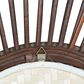 Maple and Jade 30" Round Wall Mirror in Matte Brown, , large