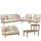 Ashley Clare View 6-Piece Patio Conversation Set in Grayish Brown, , large