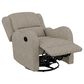 Emerald Home Furnishings Henry Swivel Glider Recliner in Brown, , large