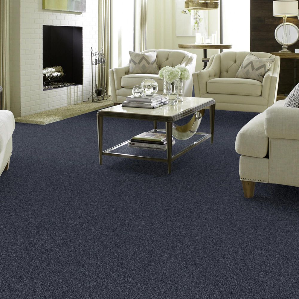 Shaw Foundations Keen Senses I Carpet in Royal Navy, , large