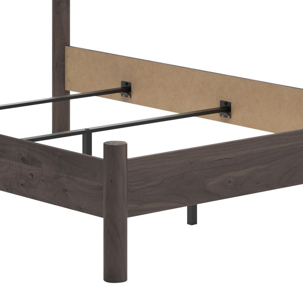 Ashley Pamytta Full Upholstered Panel Bed in Rich Brown, , large