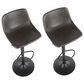 Lumisource Duke Adjustable Barstool in Grey and Black (Set of 2), , large